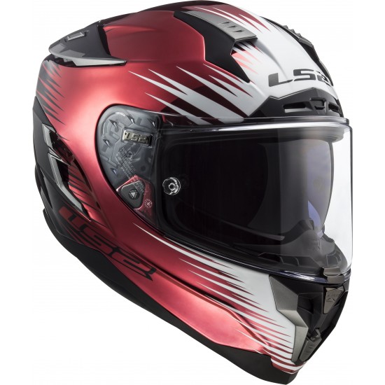 CAPACETE LS2 FF327 CHALLENGER MAGIC WINEBERRY/ PRETO